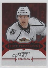 2016-17 Upper Deck Fleer Showcase Hot Prospects Red Glow 7/25 Nic Dowd #132 13o2