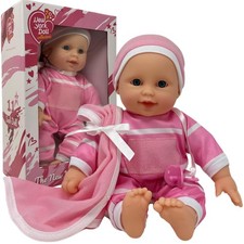 The New York Doll Collection 11 inch Soft Body Baby 11 inch, Caucasian