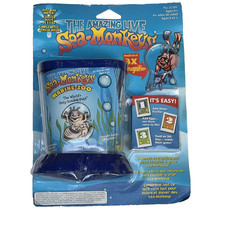 Vintage Sea Monkeys Marine Zoo Kit Sealed Contents Damaged Backing Card 67106