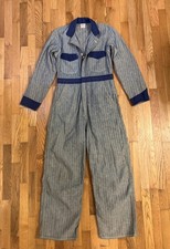 Vintage 1950s Lee Union Alls Selvedge Herringbone Coverall Workwear Rare Small
