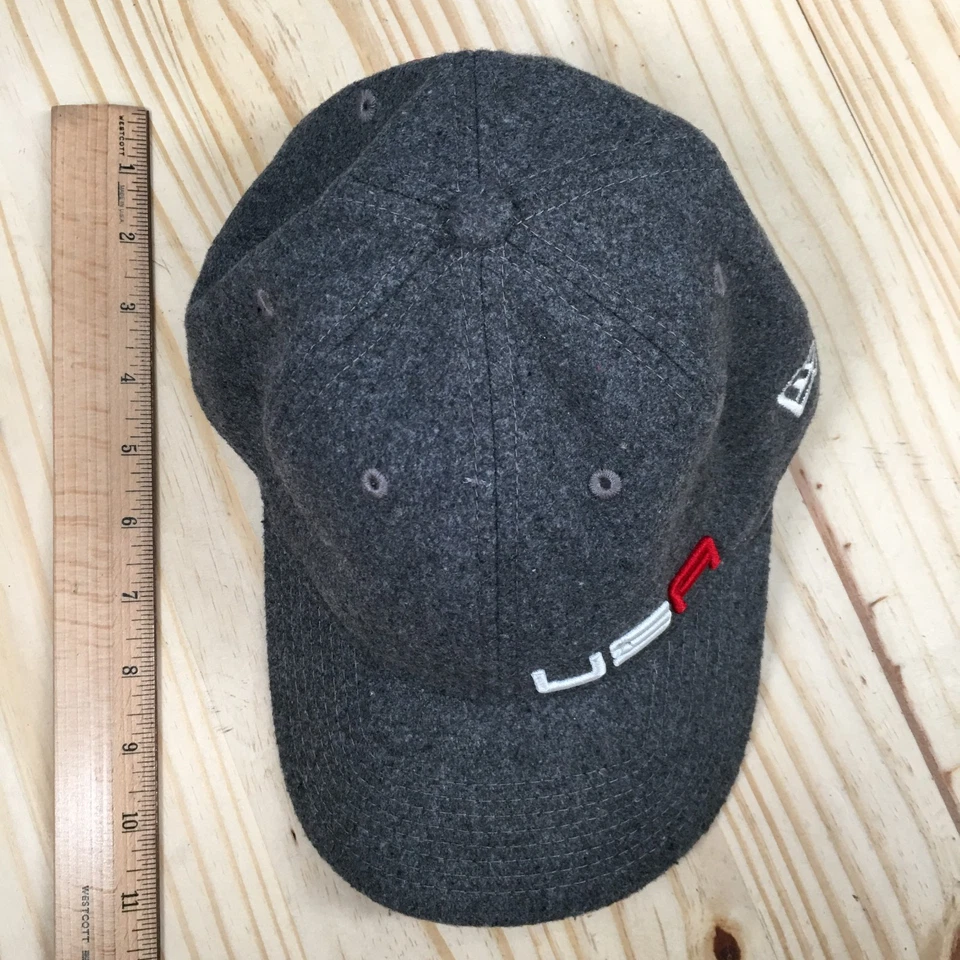 USA New Era Ryder Golf Hat Unisex Gray One Size Fits All Adjustable Curved Brim - Image 4 of 4