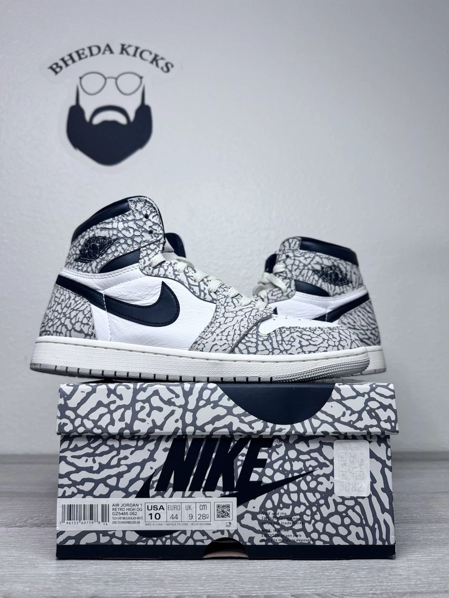 Jordan 1 Retro OG High White Cement for Sale | Authenticity