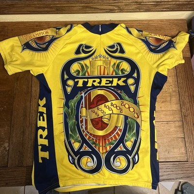 Vintage Trek Tour De France Champion Yellow Jersey Lance Armstrong 1999-2003