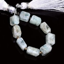 Natural Green Quartz Faceted Nuggets Gemstone Beads, Loose Gemstone Quartz E 464