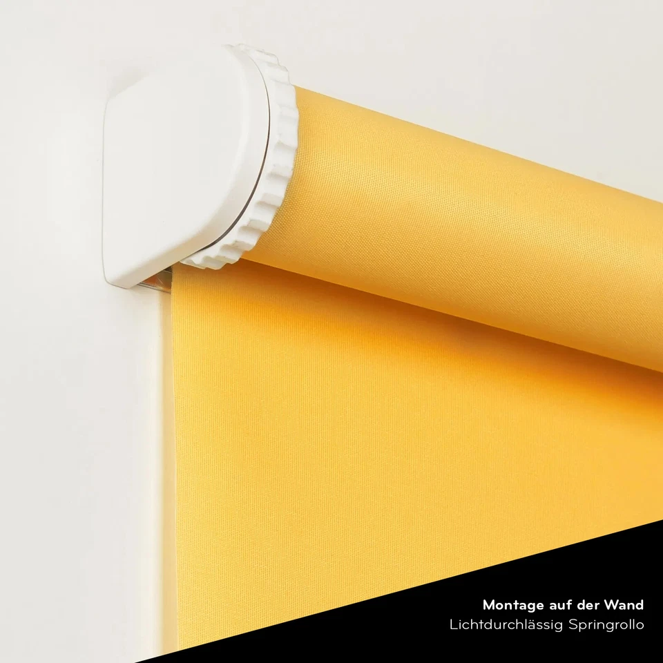 Springrollo Standard-Rollo Lichtdurchlässig Tageslicht Mittelzugrollo Zugrollo - Bild 3 von 4