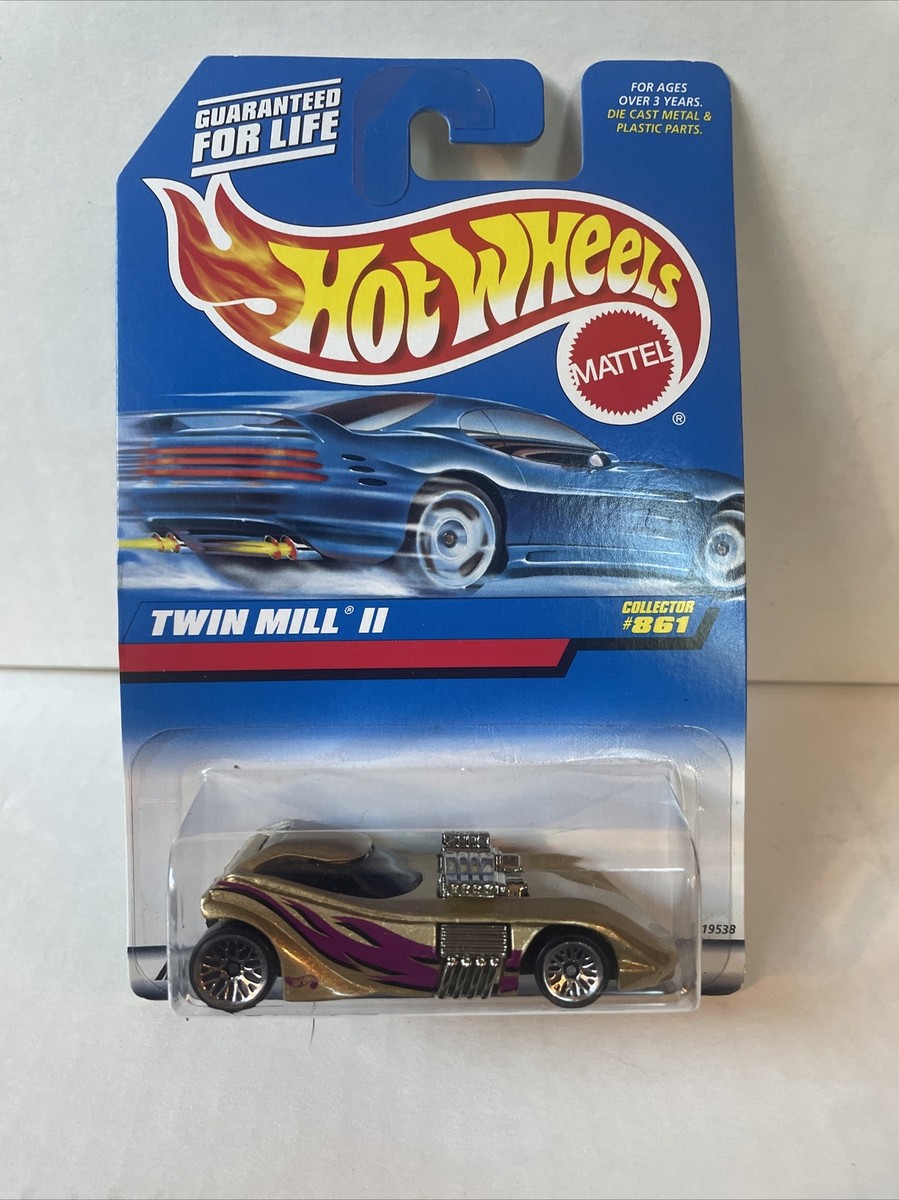 ホットウィール TWIN MILL ヴィンテージ 1997 Vintage Hot Wheels Collector #861 TWIN MILL ll Gold w