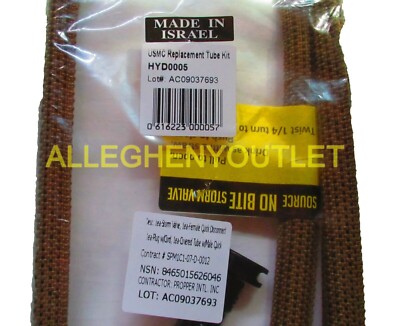 Lot of 2 USMC Source Replacement Tube Kit w/ Bite Valve Coyote Brown Hydration