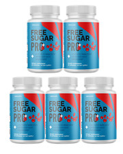 Free Sugar Pro   Support for Blood Health and Daily Well-Being - 5 Bottles