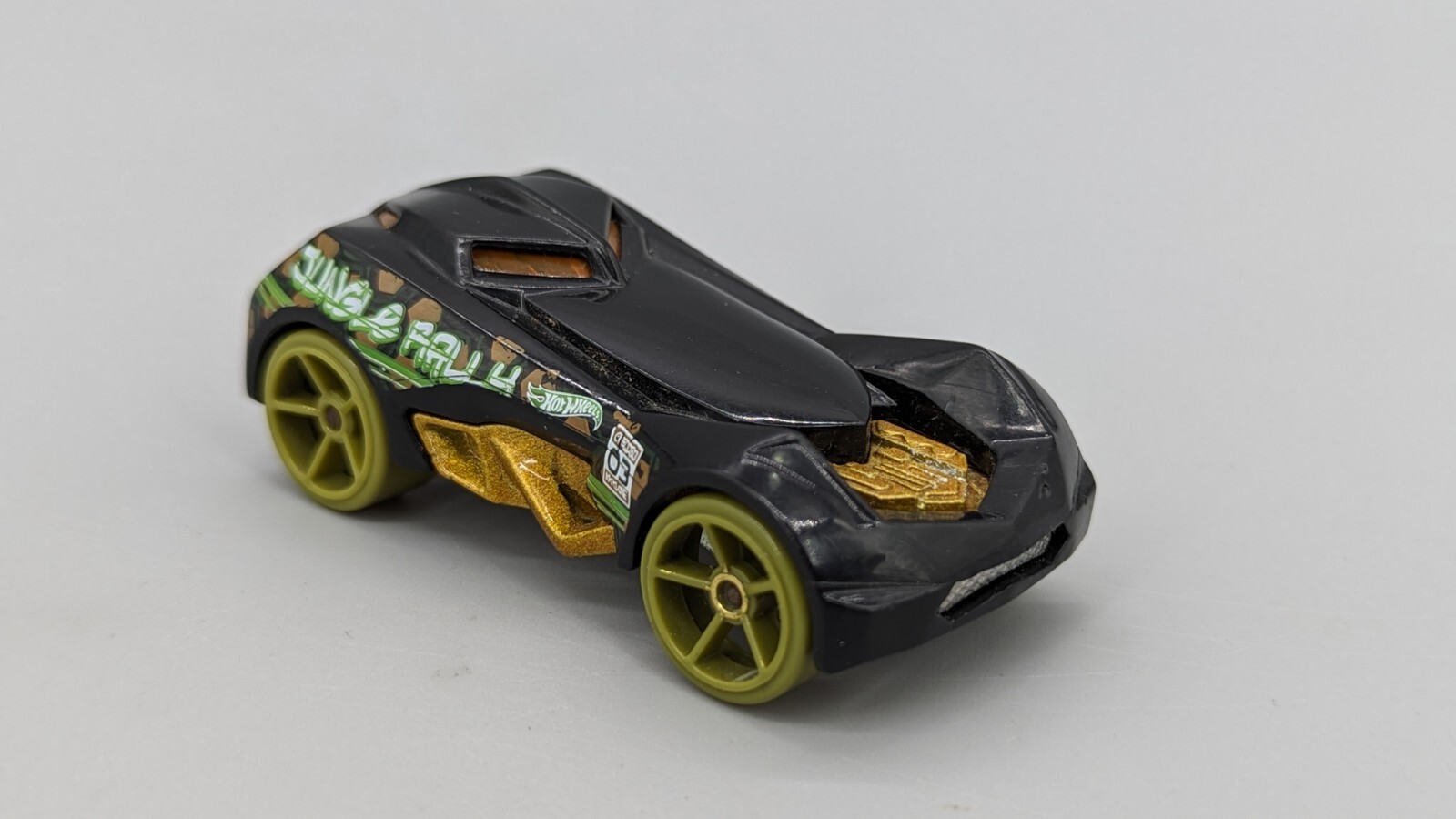 Mattel 2012 Hot Wheels Black Quick N Sik Diecast 1:64 Car