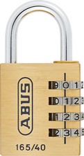 ABUS 165/40 Zahlenschloss aus Messing - Sicherheitslevel 4 - 2er Set