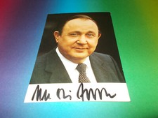 Hans-Dietrich Genscher FDP  signed signiert Autogramm auf Autogrammkarte