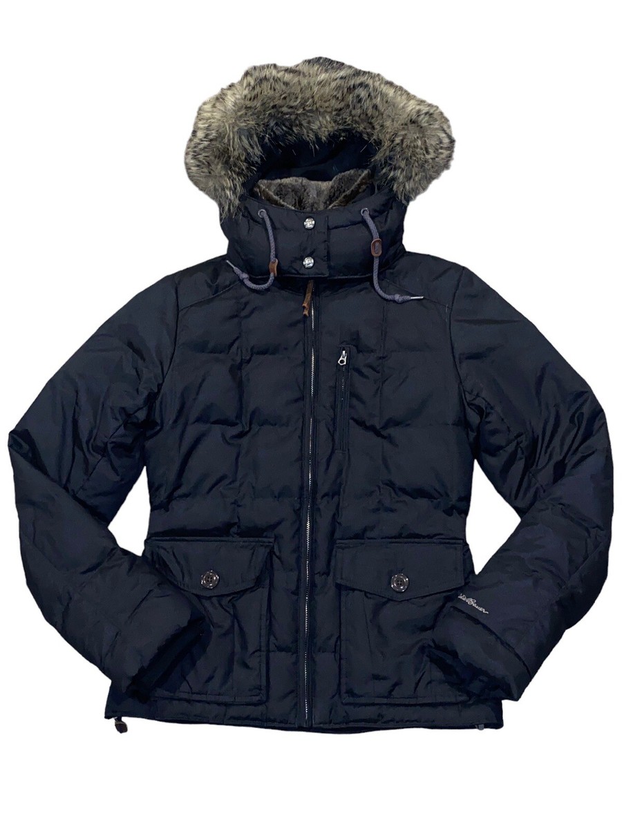 Eddie Bauer Yukon Classic Down Jacket Fur Hooded Winter Eddie Bauer Yukon Classic Down Jacket Fur Hooded Winter