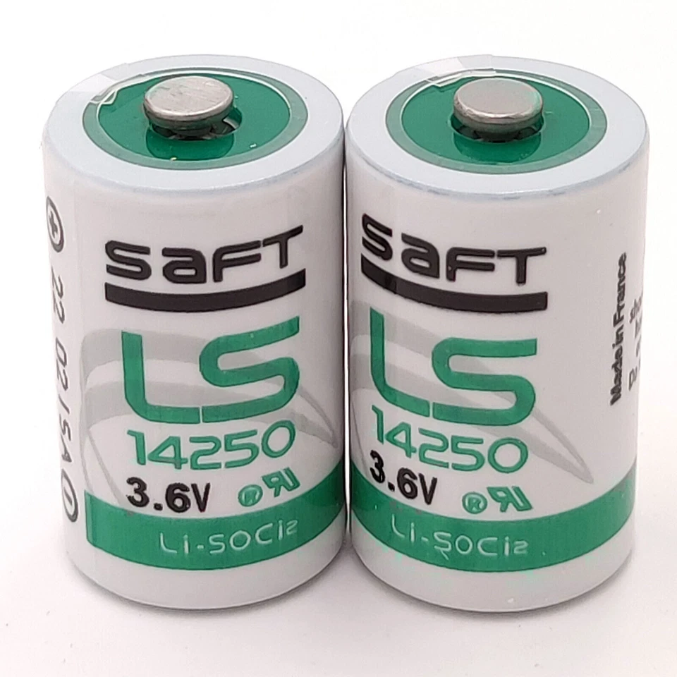 SAFT (15-Pack) LS14250 C 3.6v 1/2 AA Lithium Battery 1200mAh for SAFT LS 14250 - Image 2 of 4