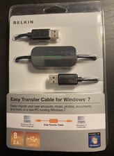 Belkin Easy Transfer Cable For Windows 7 BRAND NEW SEALED