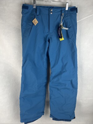 BURTON Dry Ride Boys Parkway XL (18) Blue Snowboard Ski Snow Pants NWT