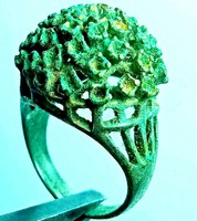 ANCIENT ROMAN BRONZE RING WEDDING RARE ARTIFACT AUTHENTIC RARE TYPE 