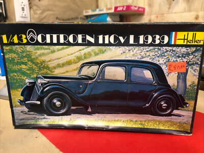 Maquette à Monter Vintage Citroën 11 CV - Heller - échelle 1:43 - Neuf
