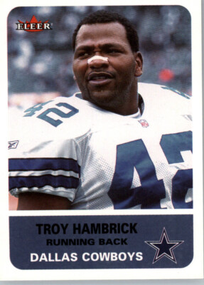 2002 Fleer Football #181 Troy Hambrick - Dallas Cowboys | eBay