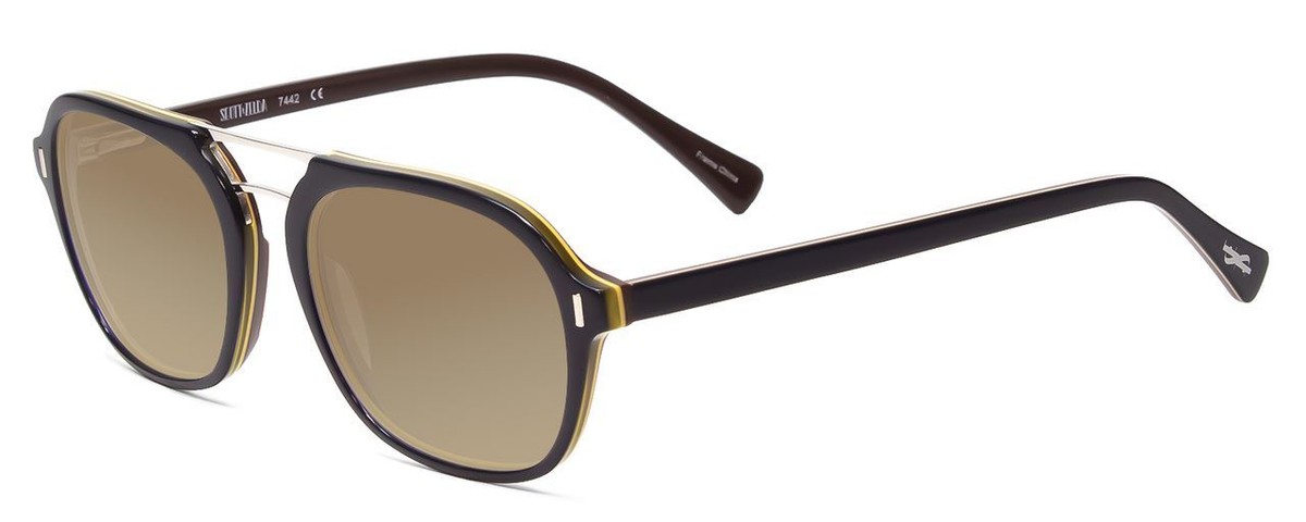 K　サングラス Scott&Zelda 7442 Unisex Polarized Sunglasses Square Navy Blue