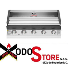 Barbecue a gas incasso - appoggio IL BRACERE 1600 S INOX 5 FUOCHI - mail sconto