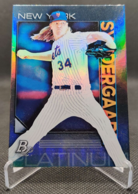 2020 Bowman Platinum #84 Noah Syndergaard New York Mets baseball 