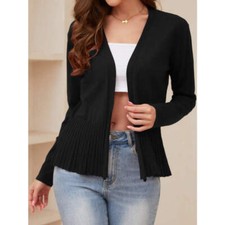 Open Front Long Sleeve Cardigan