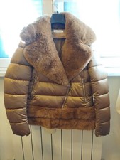 Piumino Monte Cervino Color Cammello Tg M Con Eco Pelliccia Morbidissima Top +++