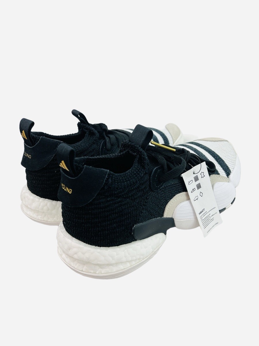 Adidas Trae Young 2 Casual Basketball Shoe Black/White  display picture 2