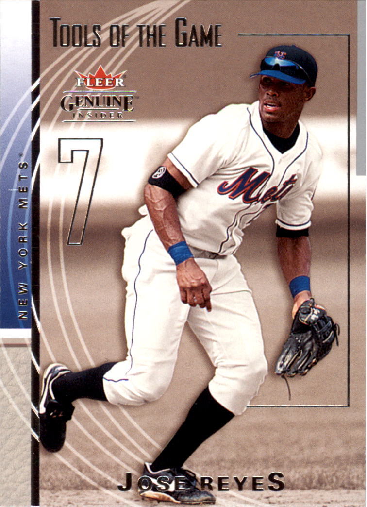 2004 Fleer Genuine Insider Tools of the Game #10 Jose Reyes - NM
