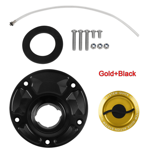 Keyless Fuel Tank Gas Cap Cover For Ducati 848 EVO 11-13 851 88-91 888 907 I.E. - Picture 8 of 12