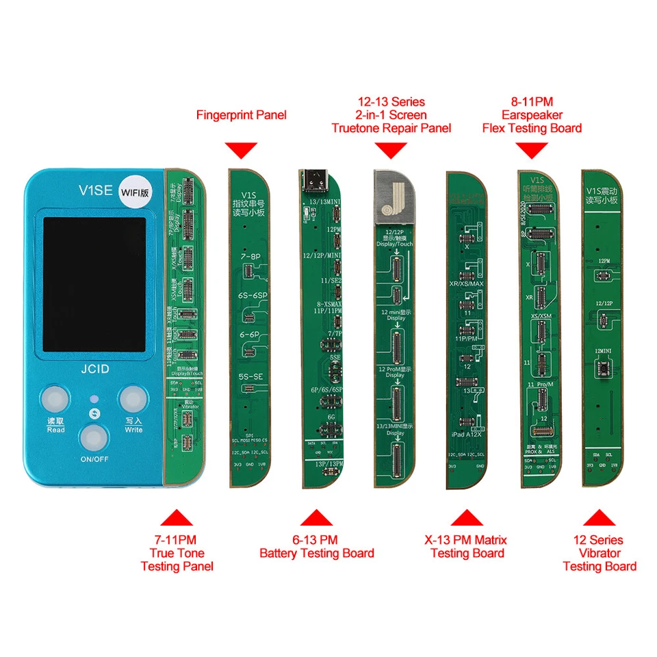 JC-V1SE Photosensitive Programmer TrueTone Touch Battery Fingerprint Test Board - Image 4 of 4