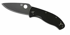 Spyderco C122GBBKP Tenacious G-10 Black Blade Plain Edge