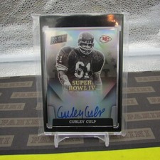 2023 Panini National Curley Culp Autograph Football Card #61