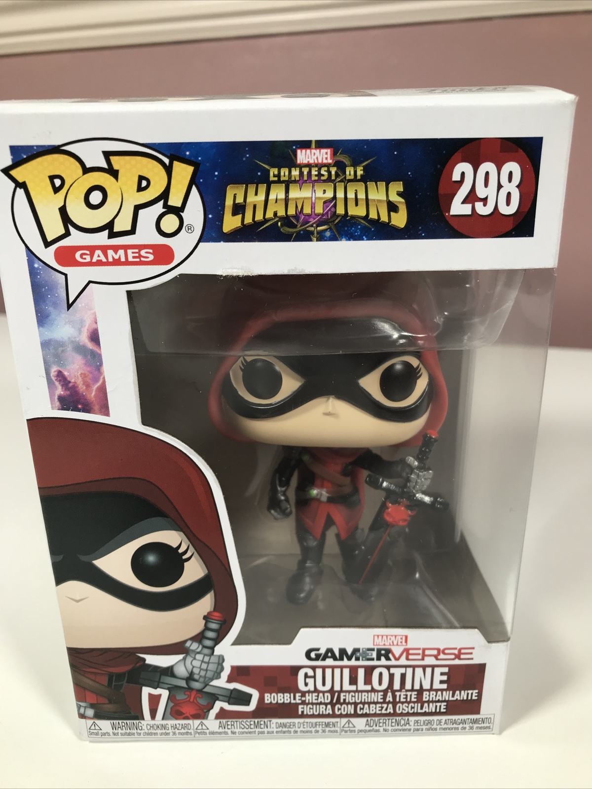 Funko Pop Marvel Contest Of Champions Guillotine 298 Bobble-Head Vinyl Figure