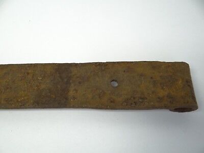 Buy Antique Old 42.5 X 3 Large Wrought Iron Metal Barn Door Strap Part Salvage