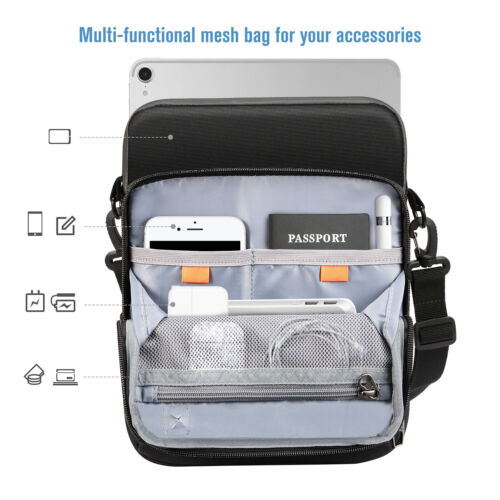 11 Inch Tablet Sleeve Case Briefcase Shoulder Bag for iPad Air 5 2022/ Pro 11 - Picture 12 of 19