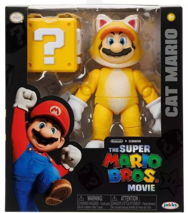 Nintendo The Super Mario Bros. Movie Cat Mario Action Figure