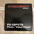 Precision Design PD-58PVTR Photo/Video Tripod With Case New In Box Never Opened — photo 3