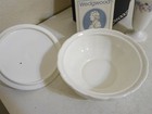 2 Wedgwood Bone China Angela covered bowl small vase floral pastels box — photo 5