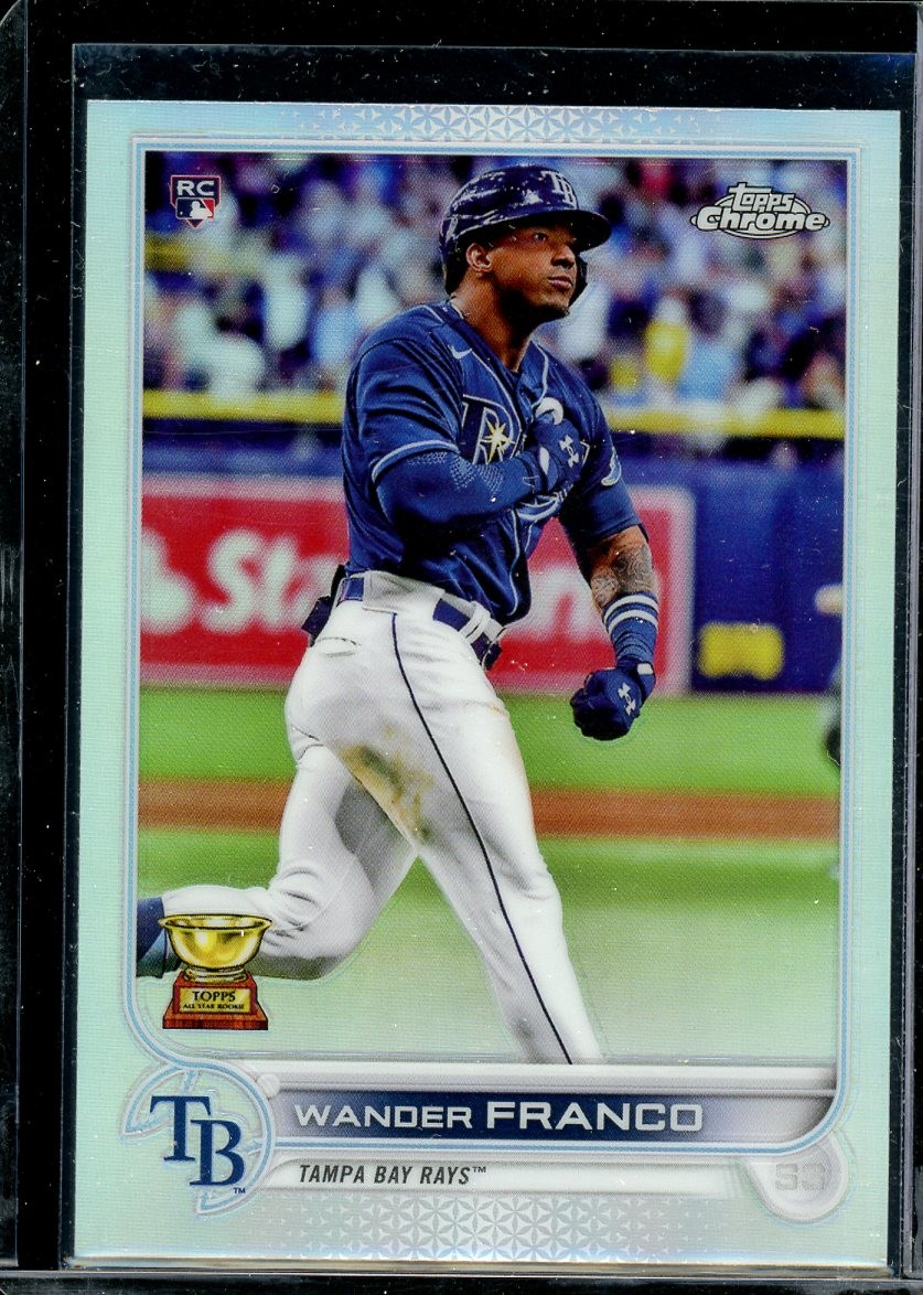 2022 Topps #215 Wander Franco Rainbow Foil