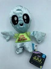 Bark Box Alien Take Me To Your Dog Toy A.R.F. Crinkle Plush Squeaker NEW NWT