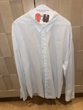 James Perse Standard White Dress Shirt 100 Cotton Point Collar Size 5