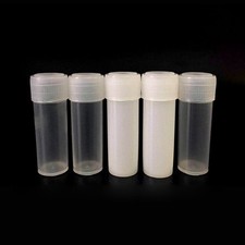 5ml Transparent Plastic Sample Bottle Test Tube Bottles Vials Storage Containers