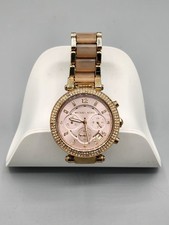 Michael Kors MK6326 Rose Gold Dial Two Tone Chronograph Women's Watch