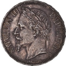 [#1061573] Coin, France, Napoleon III, Napoléon III, 5 Francs, 1867, Paris, AU