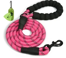 Taglory Rope Dog Leash 6 FT with Comfortable Padded Handle B39