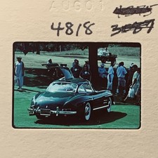 Vintage 35mm Slide Mercedes-benz 300sl Gullwing Classic Car Show Photo 2001