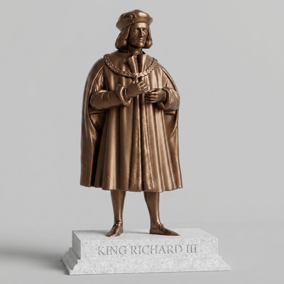 King Richard III Statue - Last Plantagenet Monarch Historical Collectible