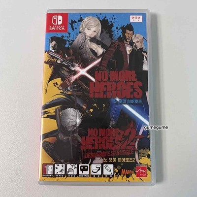 Switch No More Heroes 1 + 2  English Korean Japanese Chinese Pre-owned