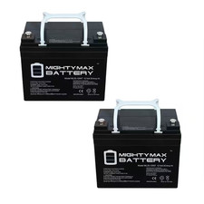 12-Volt 35AH INT Battery Replacement for Pride Jazzy Select GT - 2 Pack